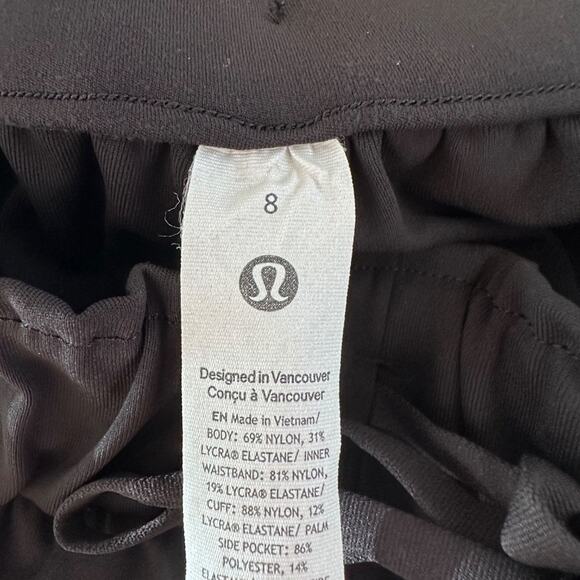 Lululemon Stretch High-Rise Jogger, Full Length, 28" Inseam, Black, Size 8 - Picture 5 of 11